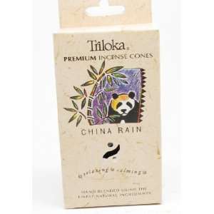  China Rain   Triloka Premium Cone Incense Beauty