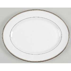  Lenox China Sonora Knot 13 Oval Serving Platter, Fine China 