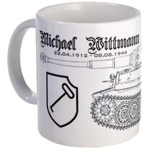 Panzer Ace Michael Wittman Military Mug by  