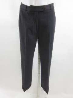 TAHARI Charcoal Wool Wide Leg Dress Pants Slacks Size 2  
