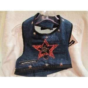  Denim Deputy Sheriff Dog Vest XL 