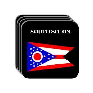 US State Flag   SOUTH SOLON, Ohio (OH) Set of 4 Mini Mousepad Coasters