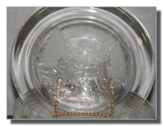 LOT 13 Arcoroc France Christmas Glass Snowtime Plates  