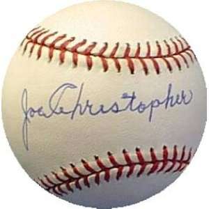  Christopher. Joe Autographed Baseball