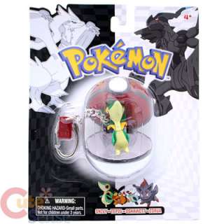   & White Series 23 Poke Ball Keychains  Snivy 014397019002  