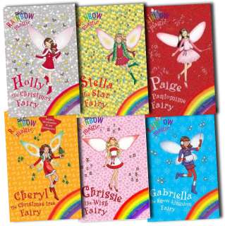 Rainbow Magic fairies Christmas Specials Collection 6 Books Daisy 