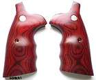 Smith & Wesson S&W N Frame Grips Rnd Butt Rosewood Chec