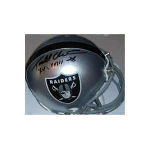  Todd Christensen autographed Football Mini Helmet (Oakland 