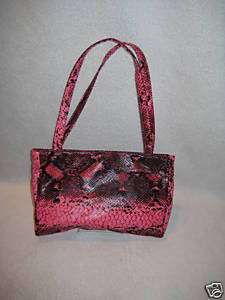 Pink Faux snakeskin purse 11.99   P003  