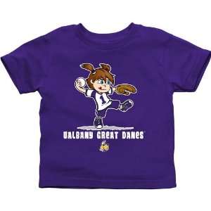   Great Danes Toddler Girls Softball T Shirt   Purple