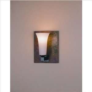 One Light Wall Sconce with Copper Element Finish Bronze, Shade 