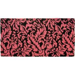  Scout Estate Mat Vinyl Backed Coco Floor Mat, Pink and 
