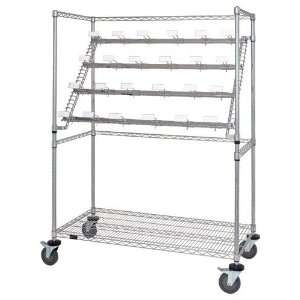  Chrome Wire Shelving Product Display   WRC BC2448R   Point 