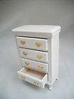 White Dresser T5672 Chest of Drawers miniature dollhouse furniture 1 