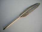 Rare 19th Century French Gilt Silver Quill Feather Plume Dip Pen 