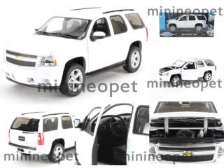 WELLY 2008 08 CHEVROLET TAHOE 1/24 DIECAST WHITE  