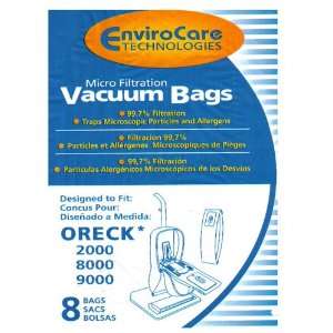  Envirocare Oreck Vacuum Cleaner Replacement Bag (8 Pack 