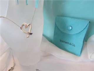 Tiffany & Co. Paloma Picasso Loving Heart Diamond Necklace/Pendant Med 