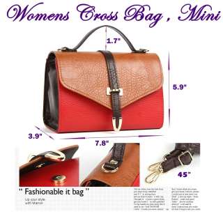 Womens Cross Bag Shoulder Bag Handbags FauxLeather Arrangement of 