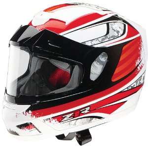  Z1R Venom Solstice Adult Snocross Snowmobile Helmet   Red 
