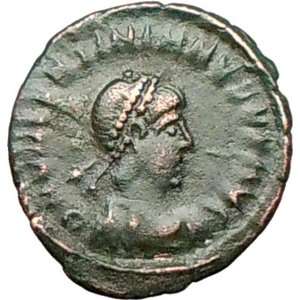  VALENTINIAN I 364AD Genuine Ancient Roman Coin Victory Chi 