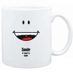  Mug White  Smile if youre sour  Adjetives Sports 