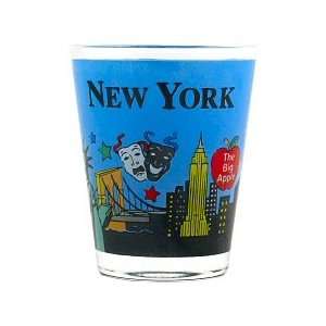 New York Shot Glass   Hand Paint, New York Shot Glasses, New York City 