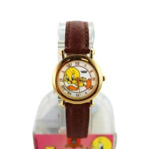  Looney Tunes   Tweety Bird Watch   Tweety Flying   Gold Tone 