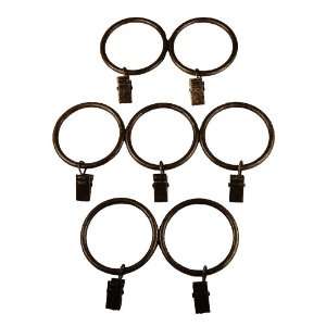  BCL Drapery Hardware 1CLAG Clip Rings for 1 Inch Diameter 