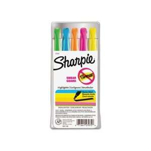    Sanford Sharpie Accent Highlighters w/Smear Guard