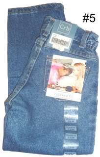 DENIM JEANS LONG PANTS GIRLS and BOY SIZE 4 5S 6X 7 NWT  