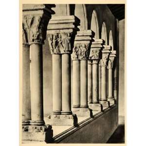  1942 Claustro Celas Cloisters Coimbra Portugal Columns 