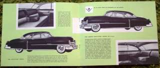 1950 Cadillac FL Sales Brochure Sixty One, Two, Special  