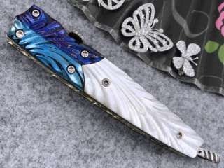 abalone inset 304 stainless steel temper color weight 140grams sheath 