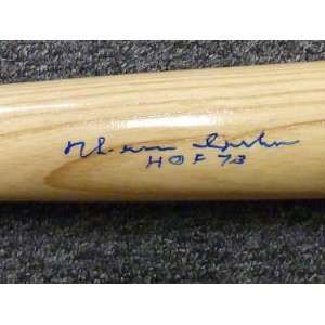  Warren Spahn Signed Baseball Bat With HOF 73 PSA COA 