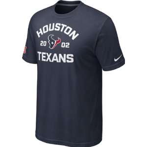  Houston Texans Blue Nike Arch T Shirt