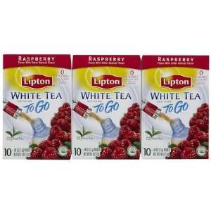  Lipton Tea to Go Iced White Tea Mix cts, Raspberry, 10 ct 