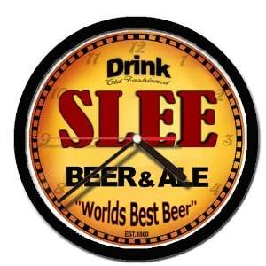  SLEE beer and ale cerveza wall clock 