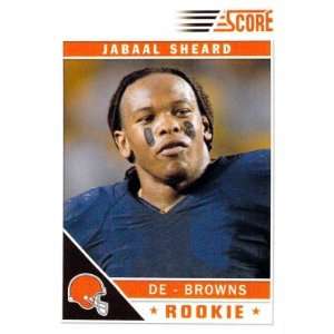  Jabaal Sheard Cleveland Browns 2011 Score #341 Rookie 