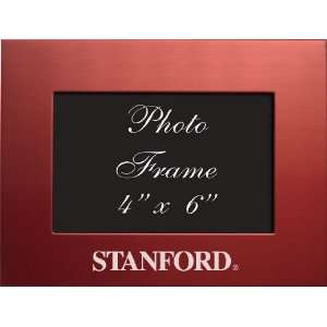  Stanford University   4x6 Brushed Metal Picture Frame 
