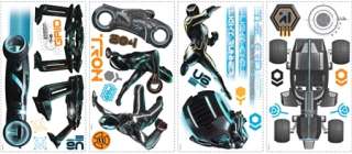 Tron Legacy Peel and Stick Wall Stickers Appliques NEW  