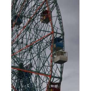  Close Up View of a Ferris Wheel, Brooklyn, New York 