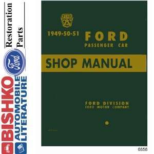  1949 1950 1951 FORD Car Shop Service Manual Book CD 