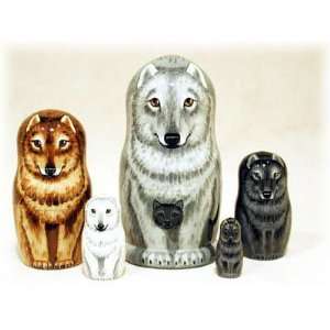  Wolf Portrait Doll 5pc/6 