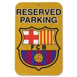  Barcelona Reserved Parking Sign
