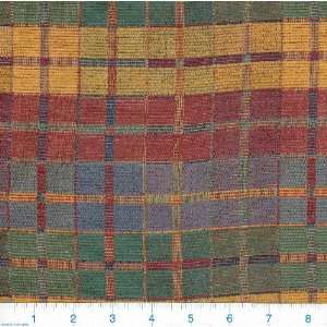  56 Wide Chenille Plaid Fabric By The Yard Arts, Crafts 