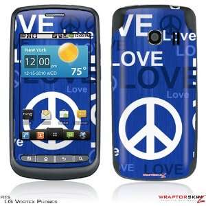  LG Vortex Skin   Love and Peace Blue by WraptorSkinz 