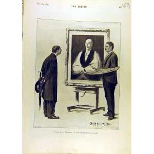  1896 Curate Sketch Comedy Gent Portrait Gunning King