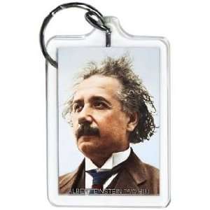 Albert Einstein Looking Left Lucite Keychain 65684KR Toys 