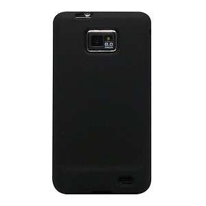 Black Soft Silicone Gel Rubber Skin Case Cover for AT&T Samsung Galaxy 